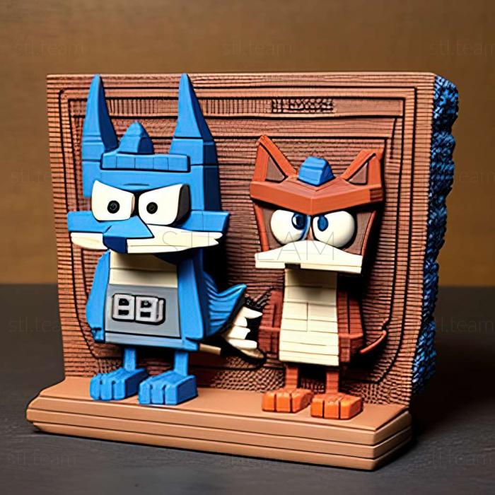 3D model Regular Show Mordecai and Rigby in 8 Bit Land gameRELIE 854161ae a44c 4c7f ac27 67049bec9e21 04.jpg (STL)